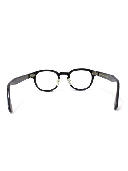 モスコット LEMTOSH メガネ ブラック/クリスタル セルフレーム フルリム ボストン ITDV1H2R5QCG