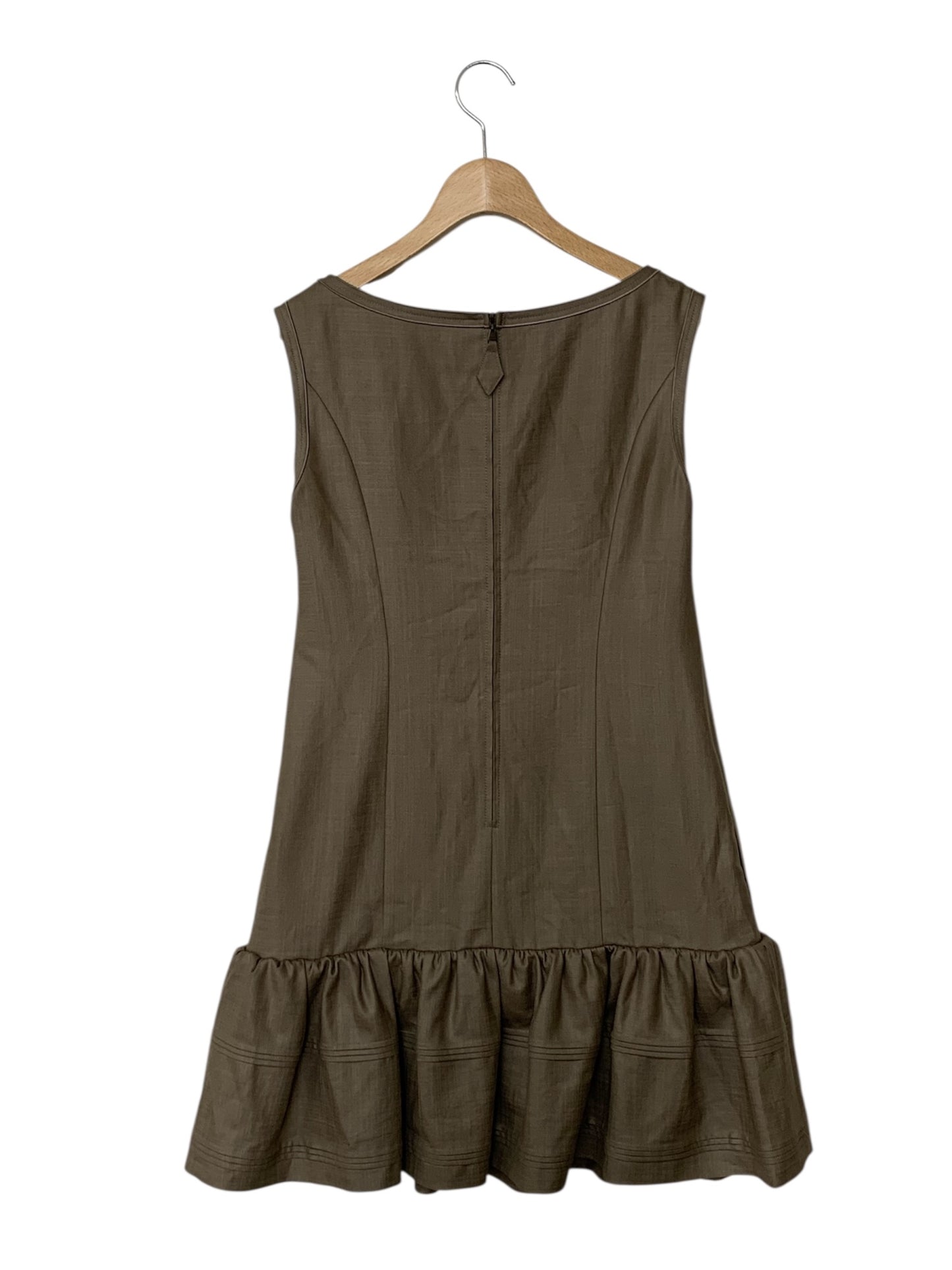 フォクシーニューヨーク リネンホイップ 31924 ワンピース 38 ブラウン ITXLZIOR576M