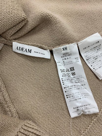 アディアム 44391 スカート XS ベージュ 編込みリボン IT1YI1QWKIIY