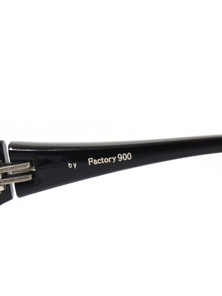 ファクトリー900 FA-213 メガネ ブラック ブローフレーム スクエア ITSP8H3PGYUM