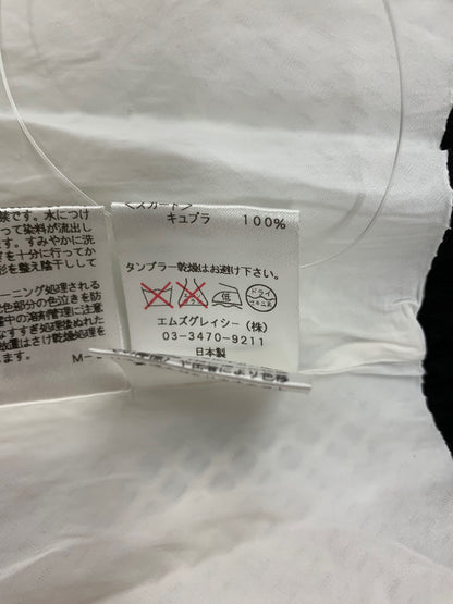 エムズグレイシー 521114 ワンピース 36 ブラック メッシュ Aライン ITVU8VI7G9SA