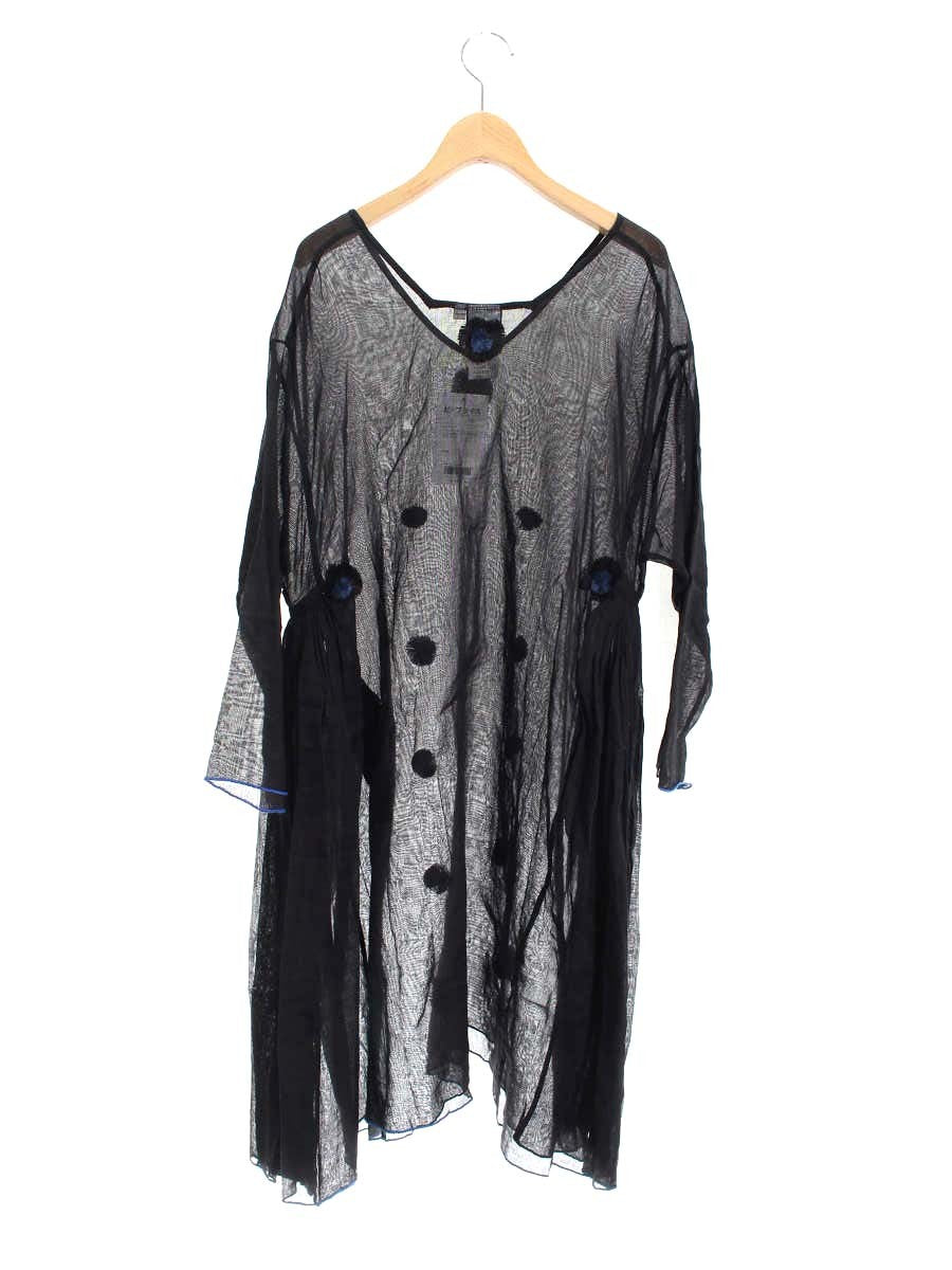 ティエリーコルソン TCO16SP029 ワンピース S ブラック フリンジ ITPPC43G06YW