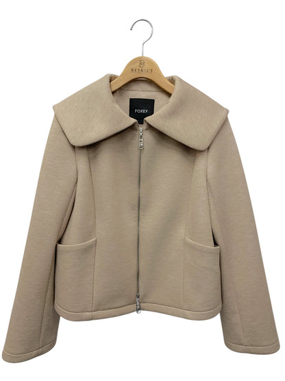 フォクシーブティック Astoria アストリア 45461 ジャケット 38 ベージュ ジップアップ ITRTS6MGPM0W