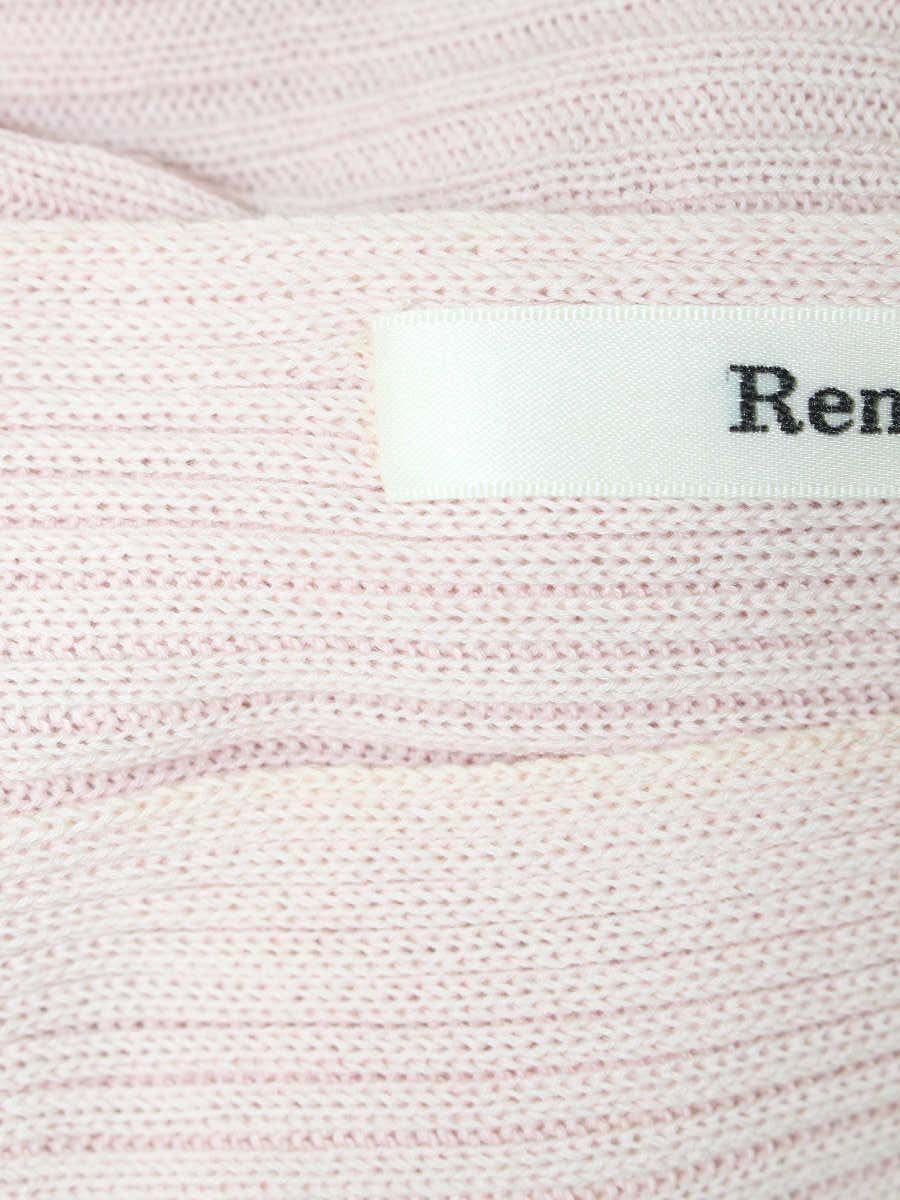 ルネ 6822790 ニット 34 ピンク フェイクパール リボン ドルマンスリーブ IT0BY92FY07O