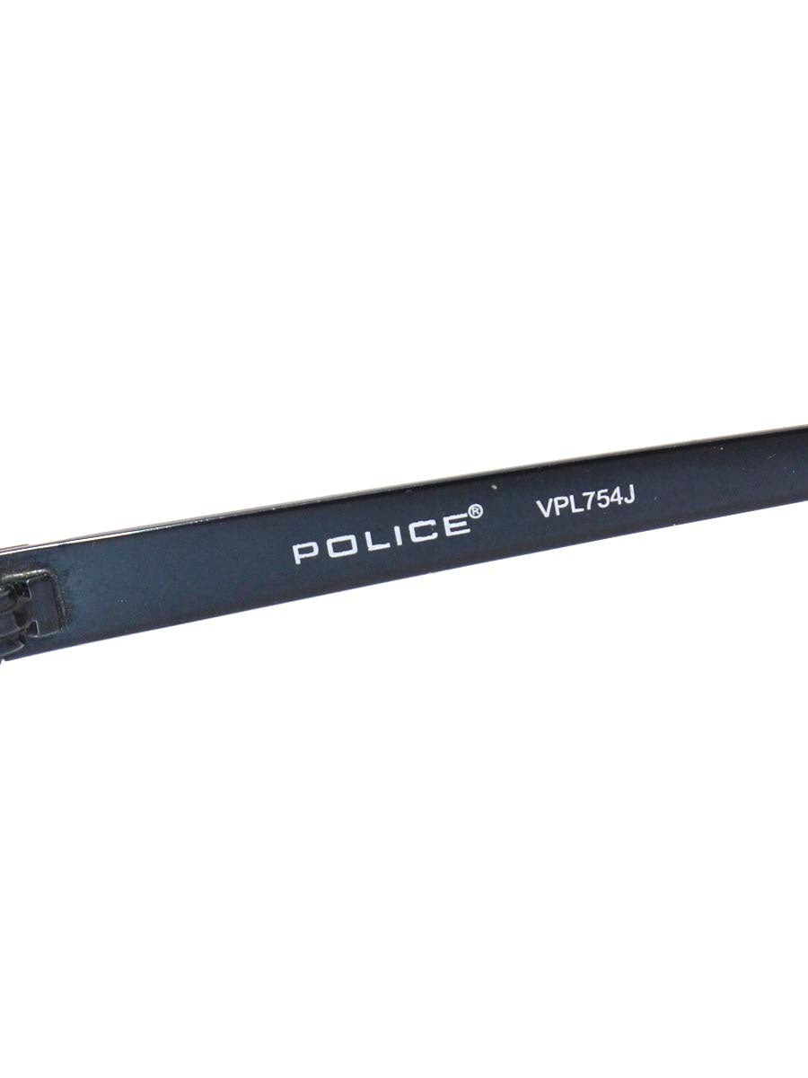 ポリス VPL754J メガネ ブラック メタルフレーム フルリム スクエア ITO527OPPDIO 【SALE】