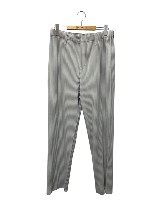 オムプリッセイッセイミヤケ プリーツパンツ HP55JF350 3 グレー IT6B23UH3JJ6