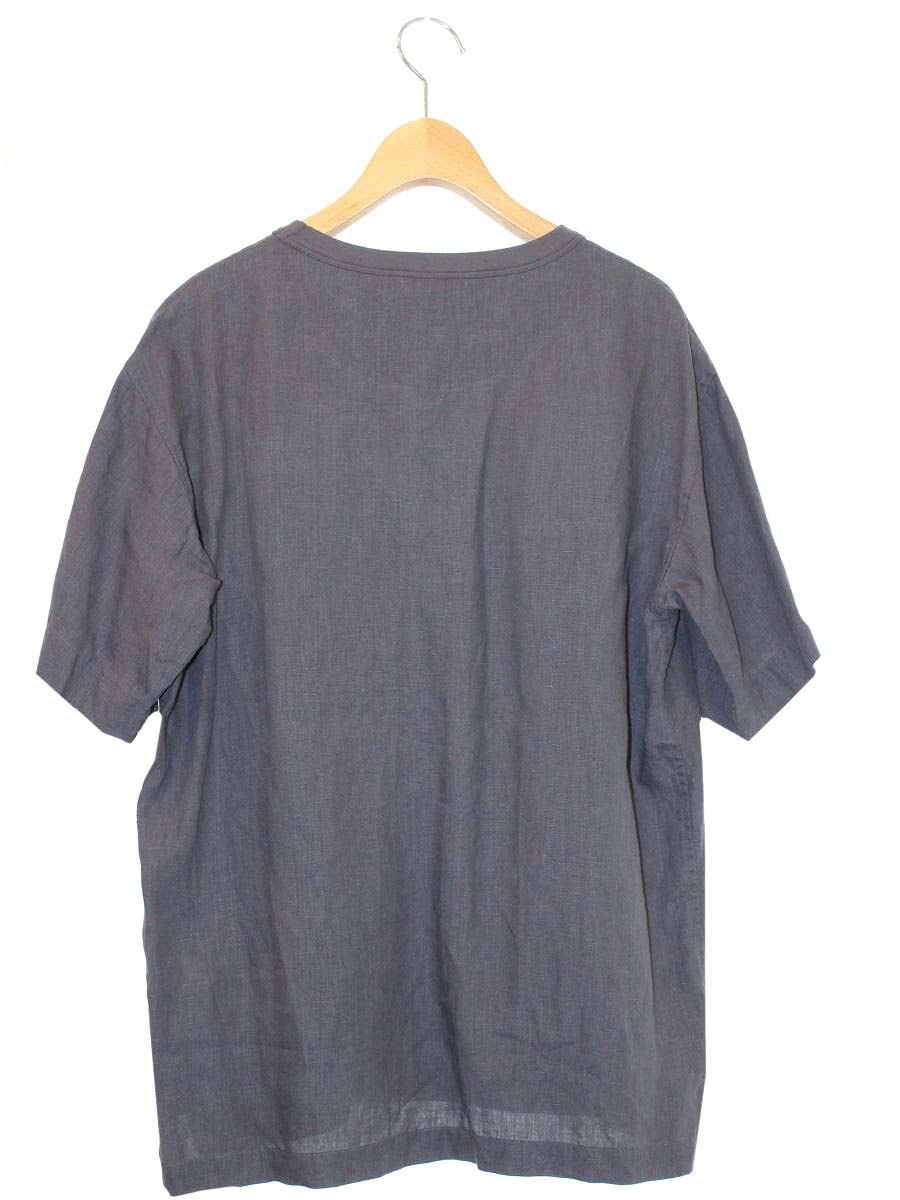 マーガレットハウエル リネン半袖カットソー 579-7150033 M グレー 17SS ITO3WA1DT8MQ