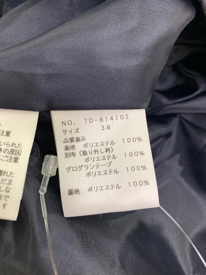 エムズグレイシー 614102 ボレロジャケット 38 ネイビー フラワーモチーフ IT0COO7GDVOG