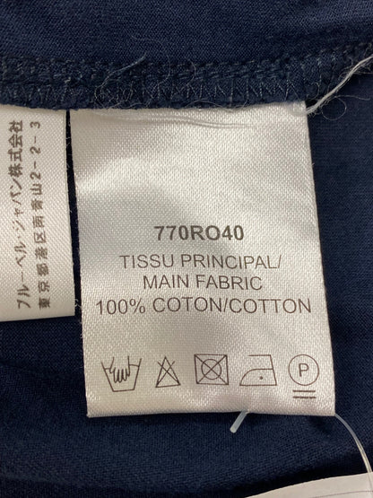 カルヴェン 770RO40 ワンピース S ネイビー コットン フリル ITUIUOIJN7ZK