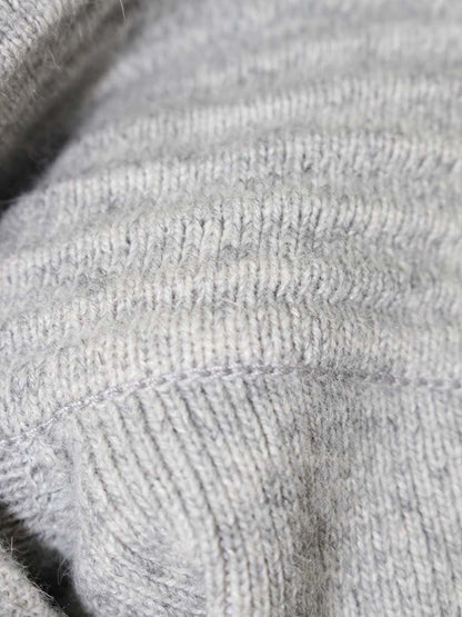 エリザ 27520221 ニットトップス 2 グレー タートルネック ITN90HS484I8