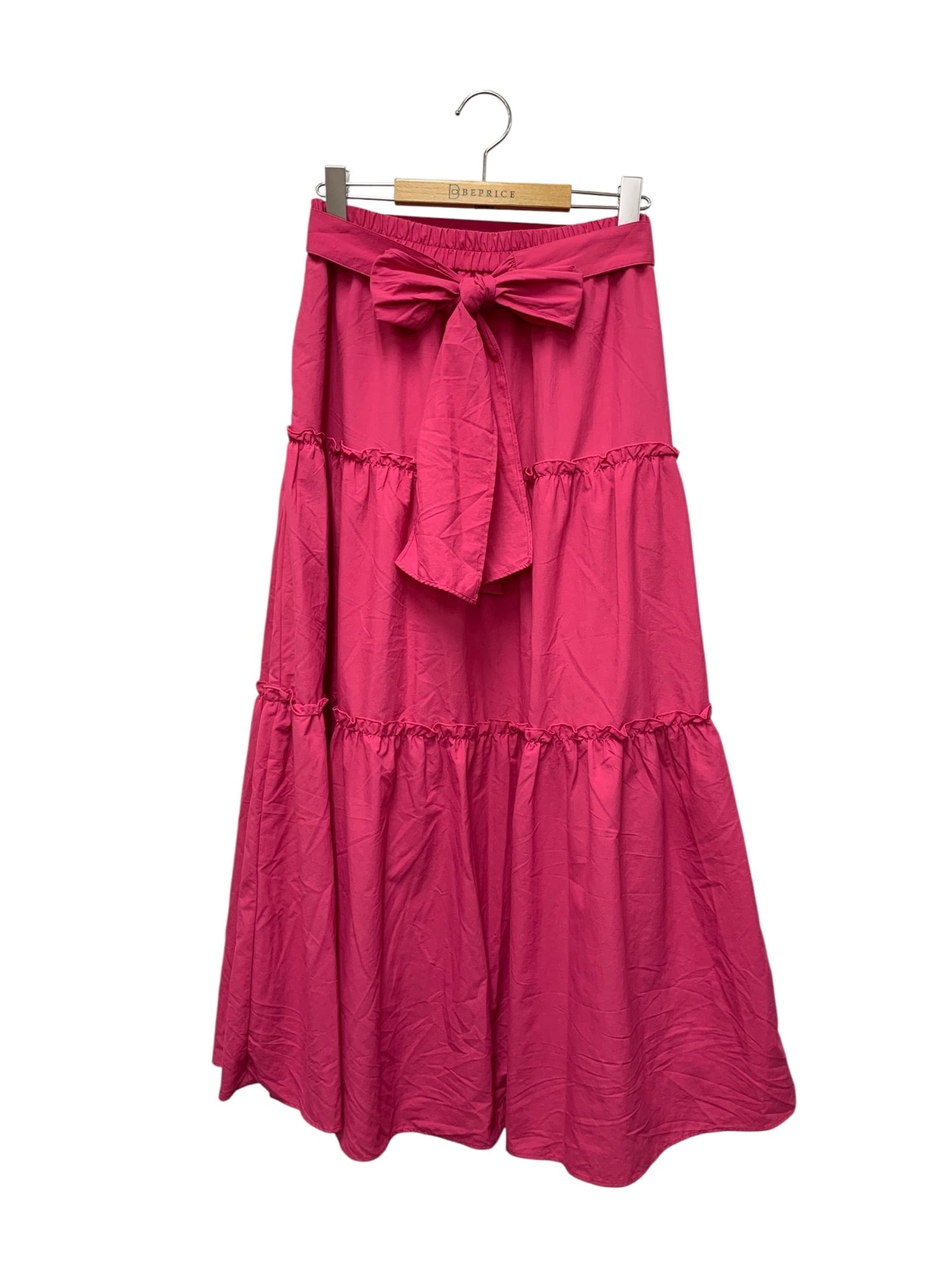 エムズグレイシー 417332 スカート 40 ピンク ティアードスカート ITCBX7IKC1AO