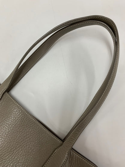 ヒロフ エテルノ トートバッグ グレー レザー IT8UTU7YQ840