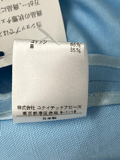 ドゥロワー オックスワイド 6514-236-1096 パンツ 38 ブルー リネン混 IT6J57LOWA0Y