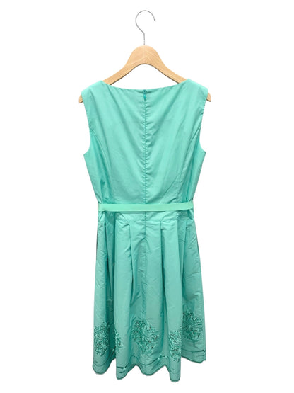 エムズグレイシー 裾刺繍タックワンピ―ス 411349 40 グリーン ITPRS7Q90XO8