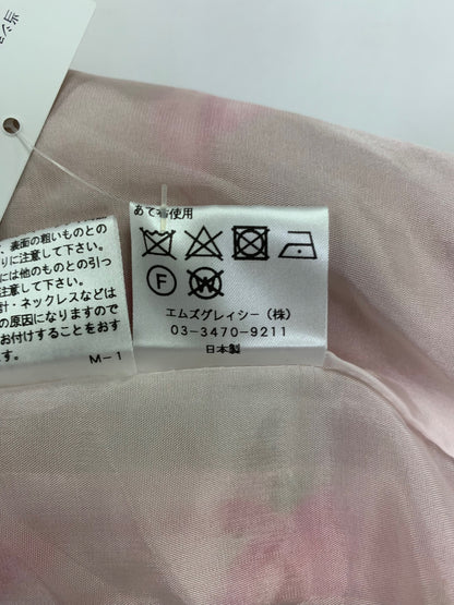 エムズグレイシー 721532 ワンピース 36 ピンク フラワーモチーフ ジャガード ITPAAJ5KKE0Y