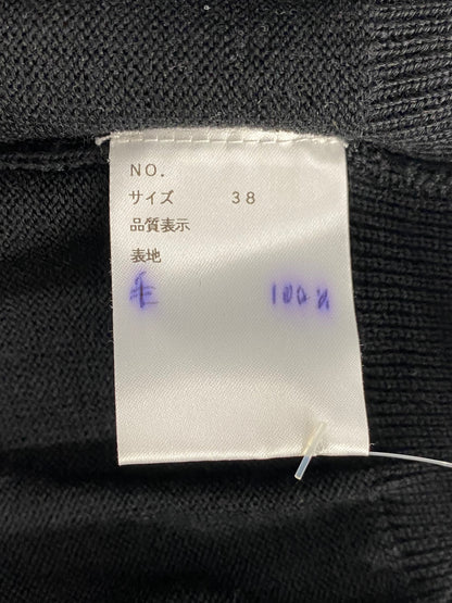 エムズグレイシー ニット 38 ブラック フラワーモチーフ ビジュー ITUP1USSZS5S 【SALE】