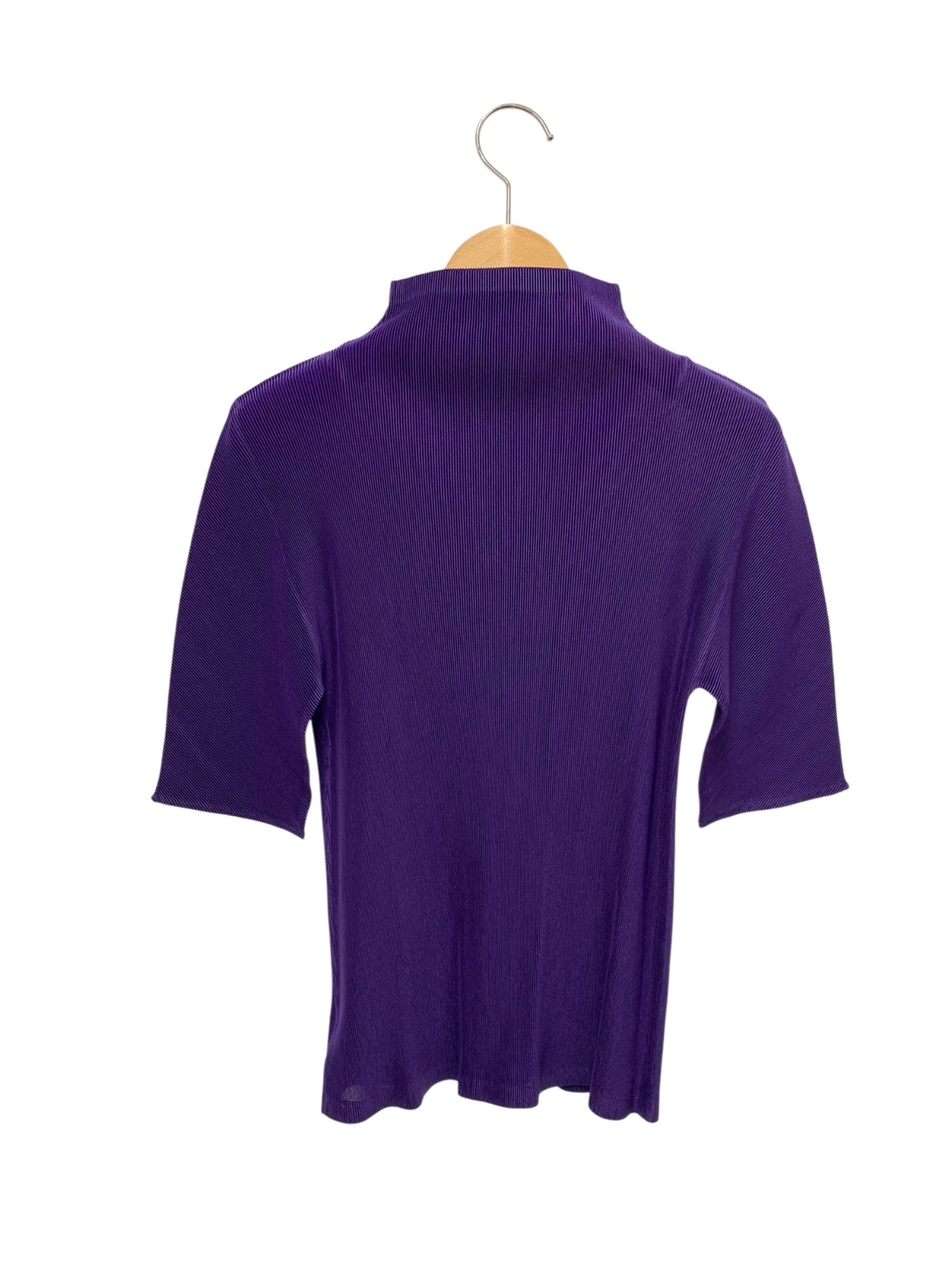 プリーツプリーズイッセイミヤケ PP33-FK353 プルオーバー 3 パープル ボトルネック IT2QRCHC7JOK