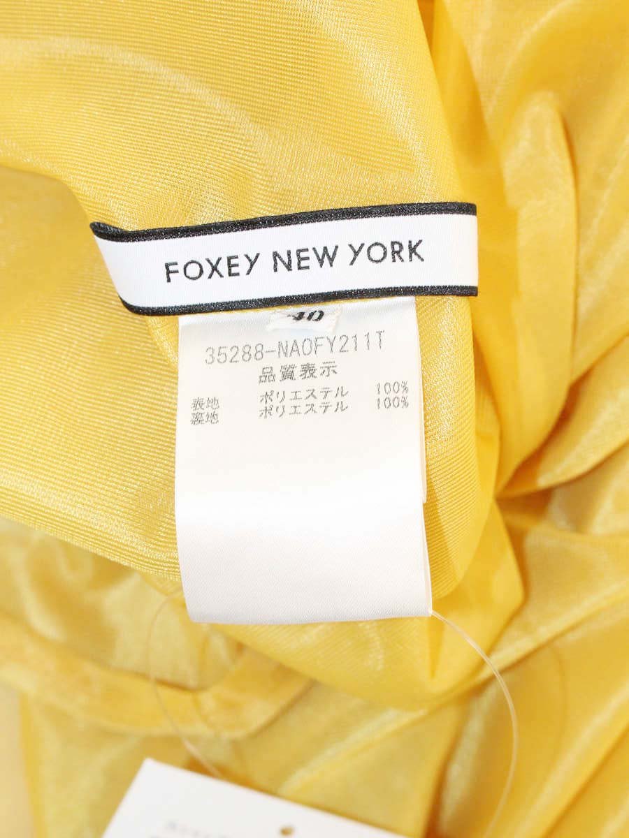 フォクシーニューヨーク Miss Daisy 35288 ワンピース 40 イエロー ITJN3X07E9XW