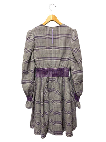 アディアム Camellia dress 42483 ワンピース 0 グレー チェック ITS41RDNFYYT