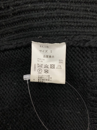 セブンテンバイミホカワヒト レイヤードタートルニット 4A206 S ブラック 2020AW ITCG7LPY68G0