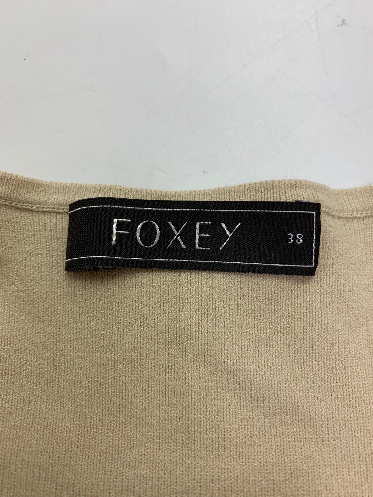 フォクシーブティック 26325 ニット セーター 38 ベージュ ITJMDOASF1BS