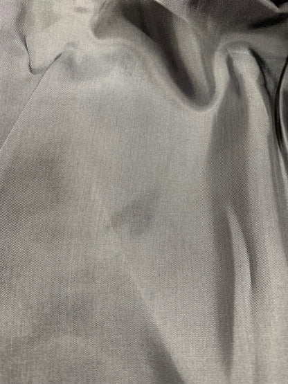 エムズグレイシー 729514 コート 38 グレー ティアード ノーカラー フラワーボタン IT8ZA2EZYU0T