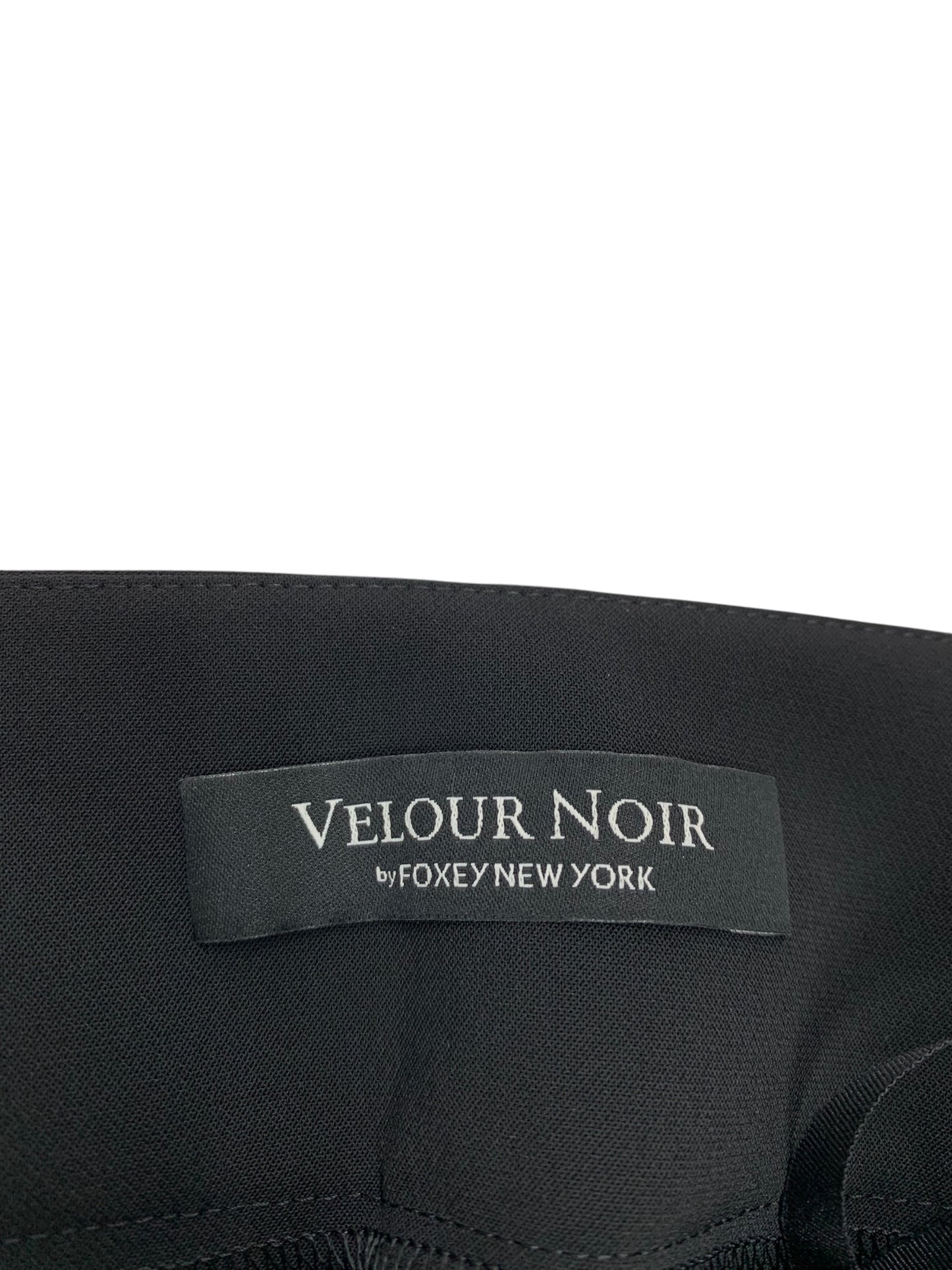 ベロアノワール by フォクシーニューヨーク MASQUERADE マスカレード 43888 パンツ 38 ブラック ベロア IT1N9EMG33NW