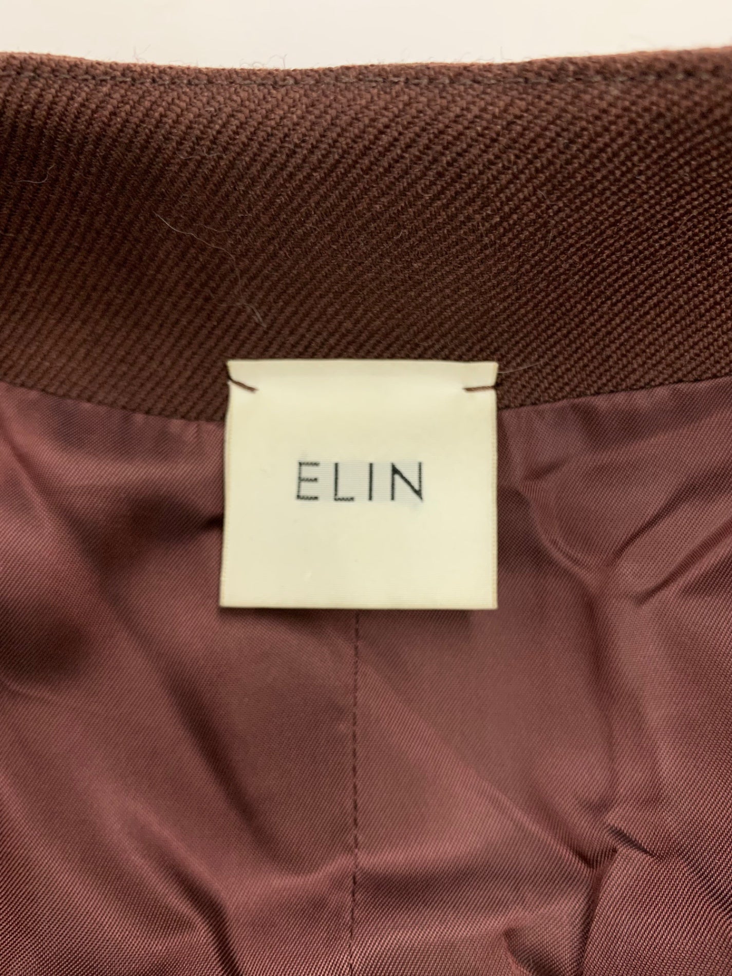 エリン 11806-2280 ノーカラーコート 38 ブラウン オーバーサイズ IT16BN6PATM8 【SALE】