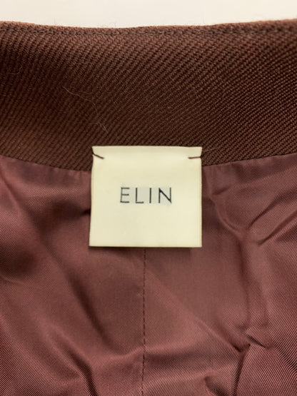 エリン 11806-2280 ノーカラーコート 38 ブラウン オーバーサイズ IT16BN6PATM8 【SALE】