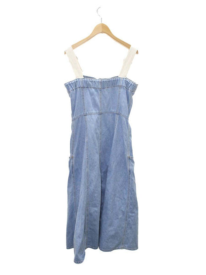 グレースコンチネンタル 0120231100 ワンピース 36 ブルー デニムワンピース IT2NKLVXOFAO