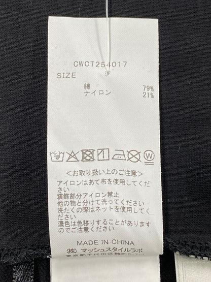 セルフォード フラワーモチーフTシャツ CWCT254017 F ブラック 25ss ITEOCRZI161S