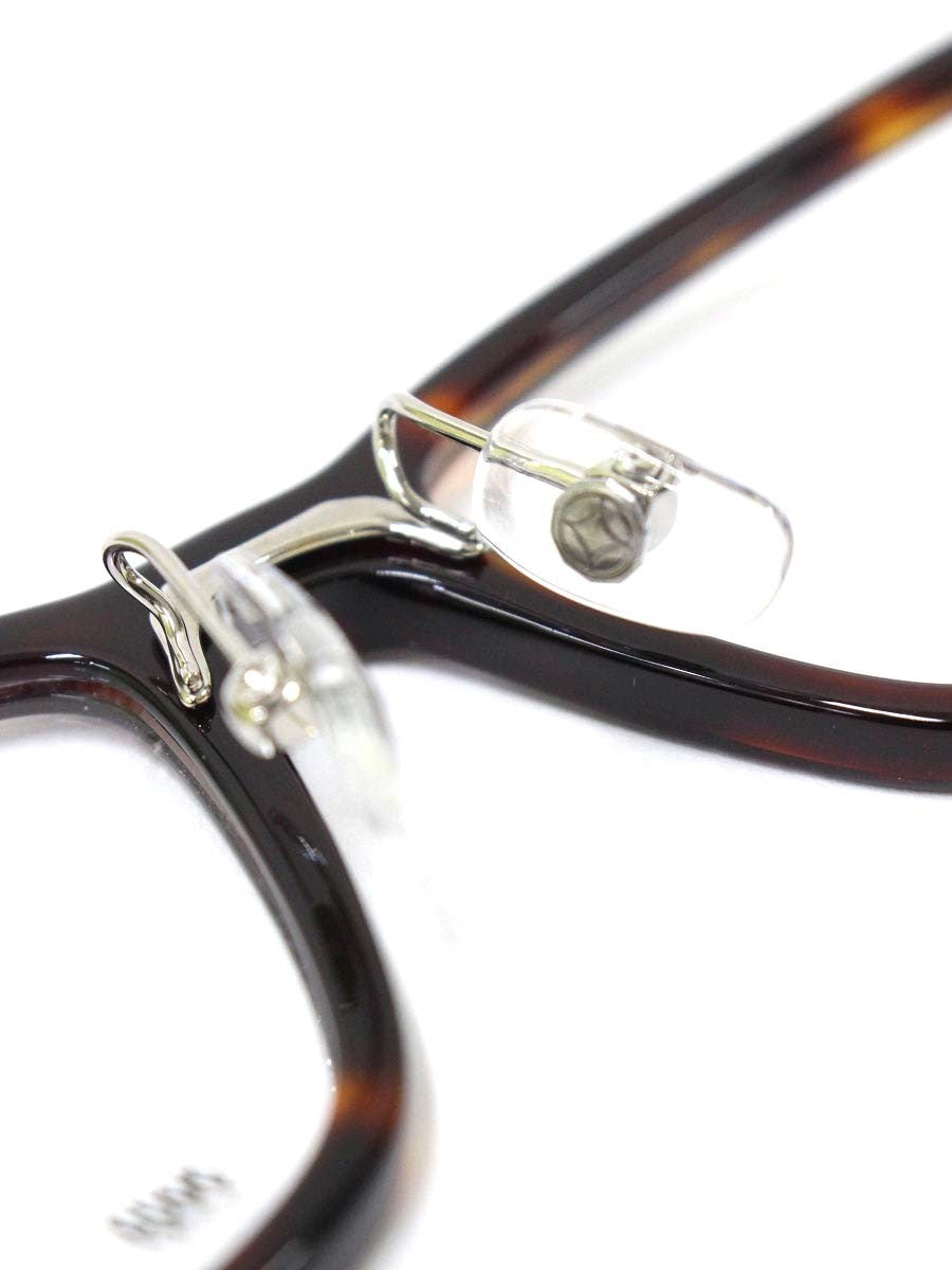 フォーナインズ 999.9×FERRAGAMOコラボ SF9017 メガネ ブラウン/ゴールド コンビ フルリム スクエアシェイプ IT2WH0WQBZSQ