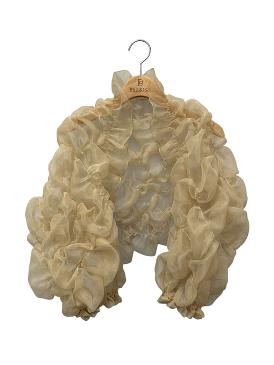 ミスアシダ シャーリングボレロ  SHIRRING BOLERO K00801 F ベージュ ITHUVZT1R1FO