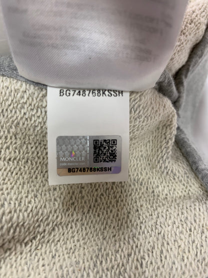 モンクレール MAGLIA CARDIGAN 510938490100 XS グレー ダブルジップ フード メッシュ IT80HXO2AVY0 【SALE】