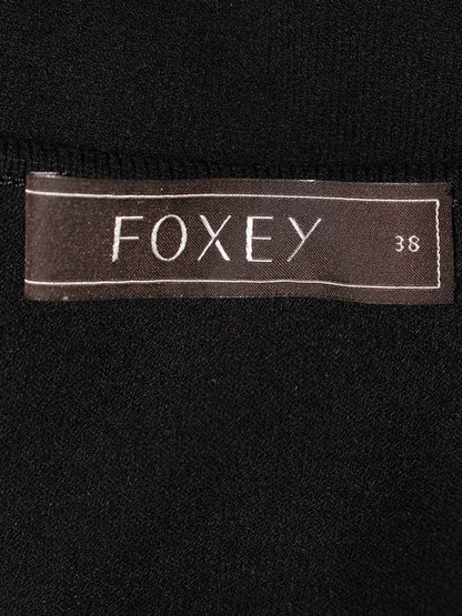 フォクシーブティック 28684 トップス 38 ブラック ストレッチ ITH3ZU2NFX08