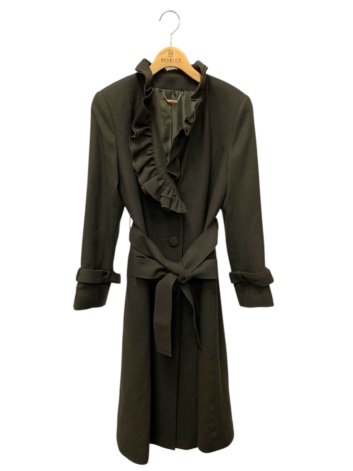 ギャラリービスコンティ 1364429 コート 2 ブラウン フリル ITM4UCA9UV20