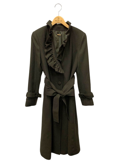 ギャラリービスコンティ 1364429 コート 2 ブラウン フリル ITM4UCA9UV20