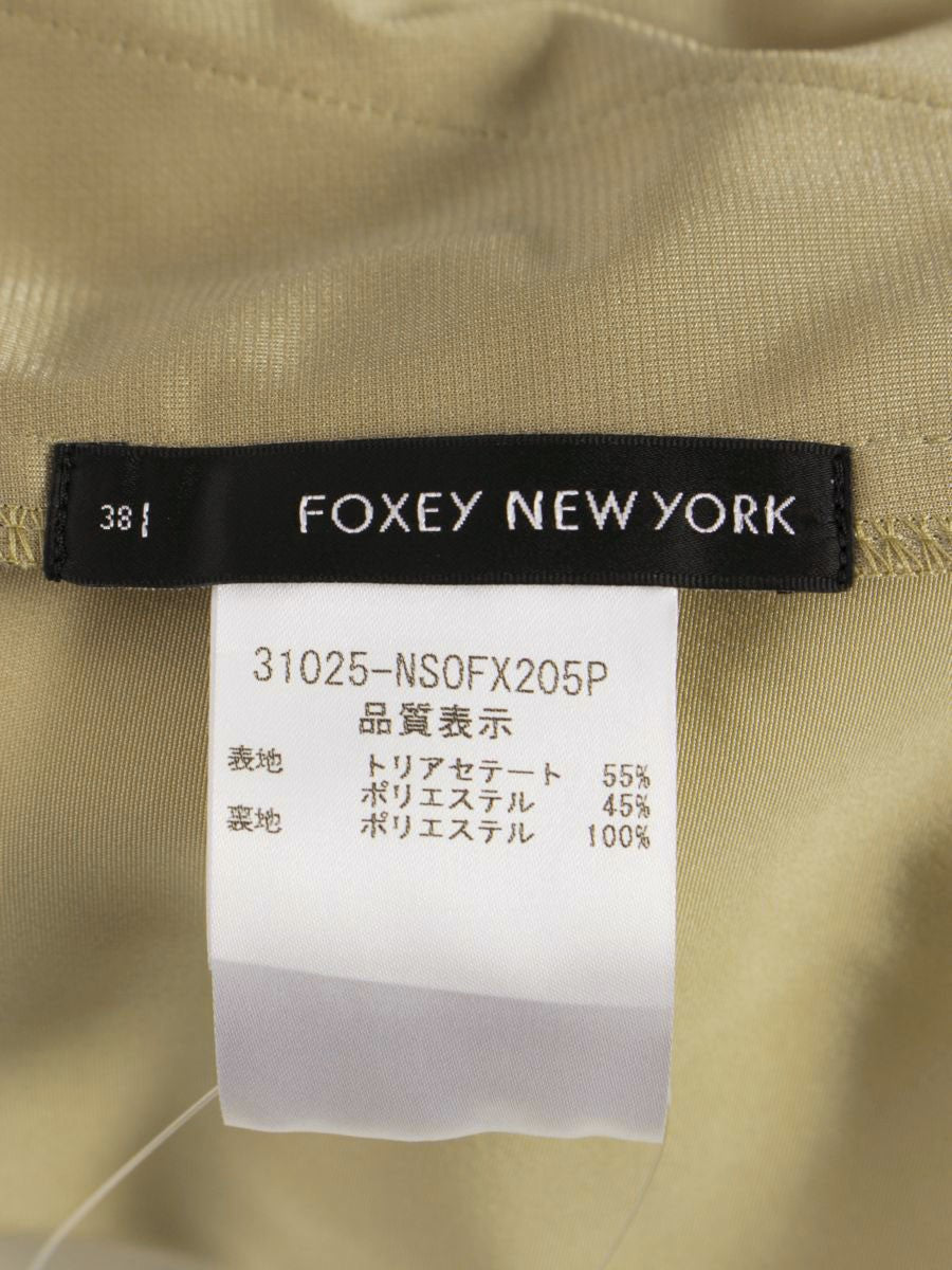 フォクシーニューヨーク パレットペンシル 31025 ワンピース 38 ベージュ ITN6YQETVIEQ