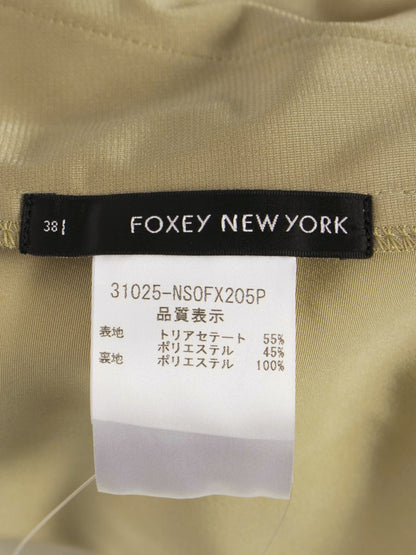 フォクシーニューヨーク パレットペンシル 31025 ワンピース 38 ベージュ ITN6YQETVIEQ