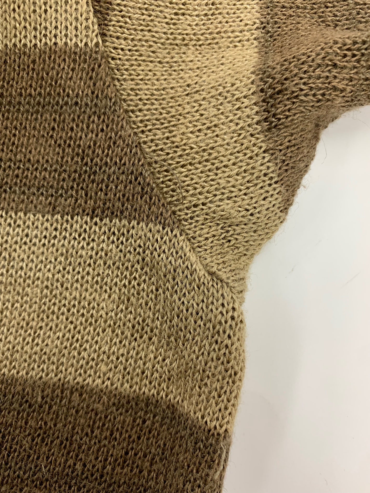 イッセイミヤケメン 半袖ニット ベージュ リネン混 筆タグ ヴィンテージ ITERJWJETF0U