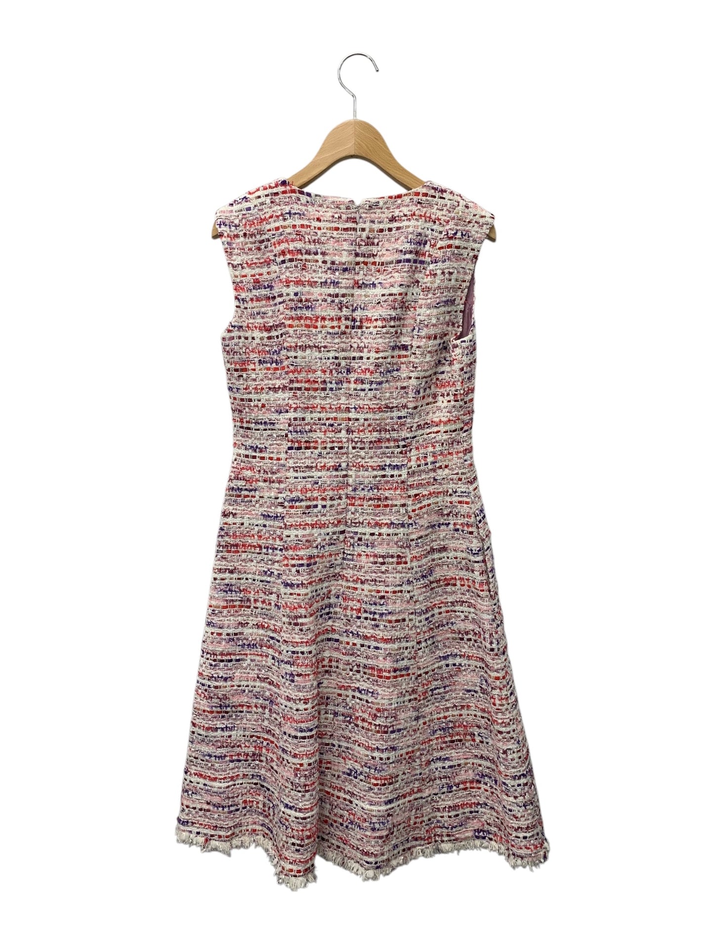 マーリエルカセット 51-20121202 ワンピース 7 ホワイト ファンシーツイードドレス ITIJJD72LVAE 【SALE】