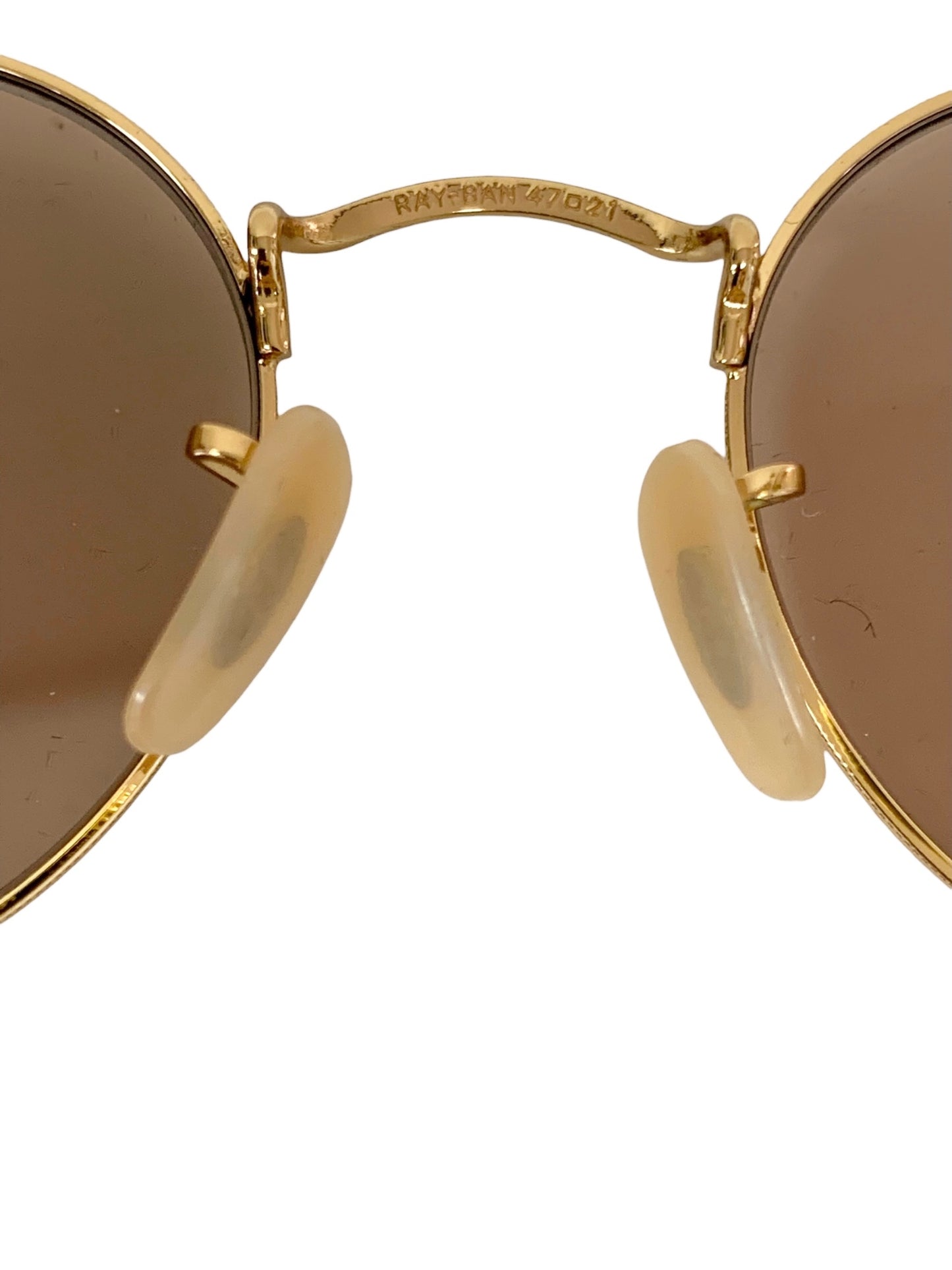 レイバン RB3447 サングラス ゴールド メタルフレーム フルリム ボストン ITDZLNS16YXS 【SALE】