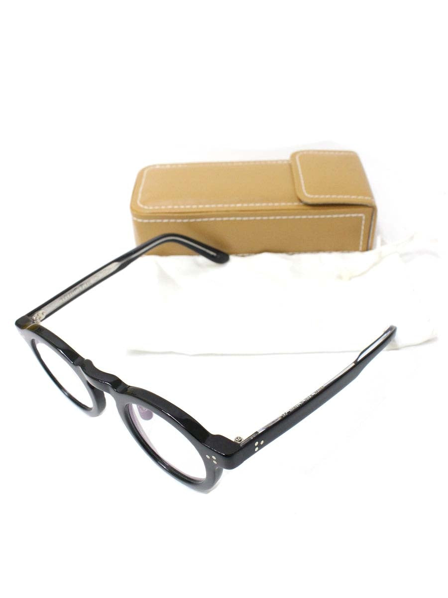 イエローズプラス CARL  C1 メガネ ブラック セルフレーム フルリム ボストン IT8Q98XYABIS