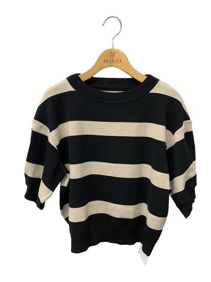 フォクシーブティック Knit Top Jenne 42711 カーディガン 42 ブラック ボーダー ITT8Q39FZFB4