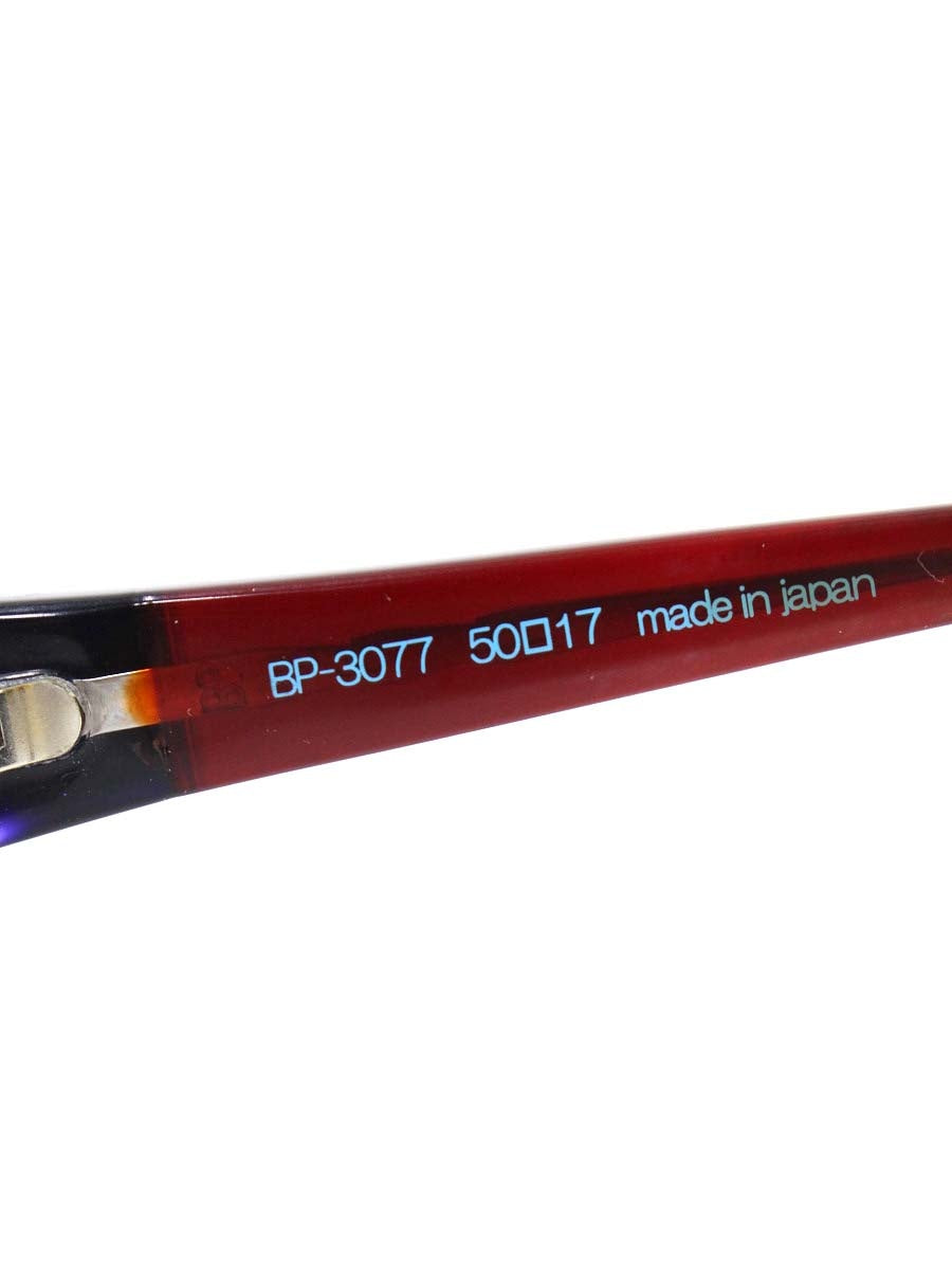 ベセペセ BP-3077 メガネ ワインレッド セルフレーム フルリム オーバル col.04 IT572QPB4UVK