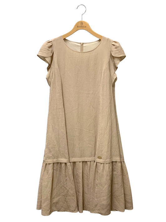ルネ Frill Sleeve Dress 5136020 ワンピース 38 ベージュ フリル ITUJPGRDGD98 【SALE】
