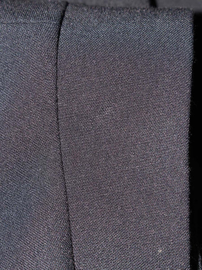 フォクシーニューヨーク 33708 ワンピース 38 ネイビー タキシードストレッチワンピース ITHQG5FS0EVK