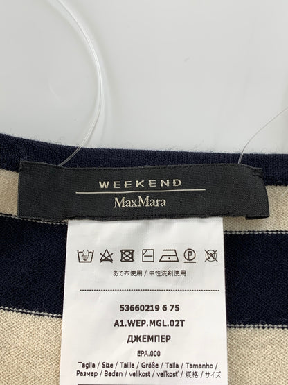 ウィークエンドマックスマーラ 53660219 カットソー S ネイビー/ホワイト ボーダー ITJ3J6BE4J1A 【SALE】