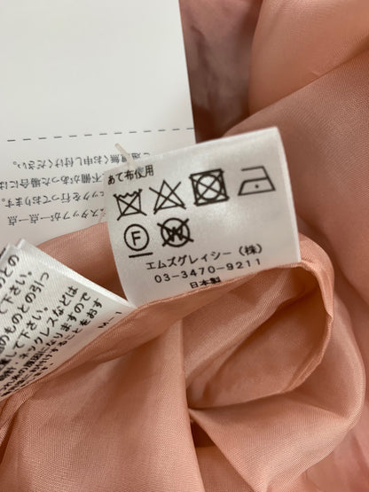 エムズグレイシー 011530 ワンピース 40 ピンク ローズモチーフ ウエストリボン ITKD9YZMK3LR