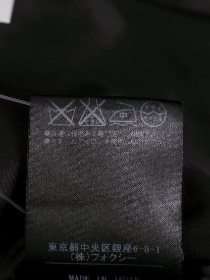 フォクシーブティック 27819 ワンピース 38 ブラック リボン フリル ウール ITKWWJ0JQY70